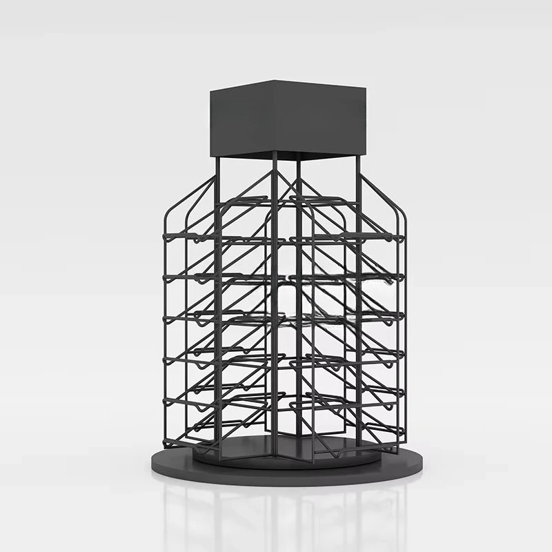 

&c Custom Logo Size Simple Metal Four Side Stone Ceramic Tile Quartz Slab Sample Display Countertop Rack