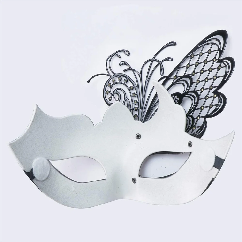 Easter Show Mask Butterfly-shaped  Sexy Women Nightclub Mask Iron Butterfly Masquerade Mask Halloween  For Stage