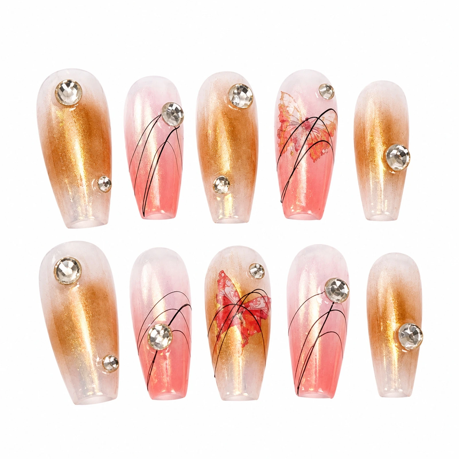 Press on Nails Elegant Wedding - огляд і ціна Resin Art Kit