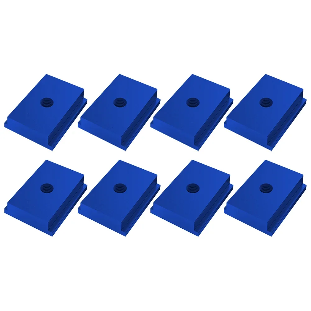 8pcs T-track Slider Aluminum Alloy T Slot Nut For M6 Threaded Hand Tools  Woodworking Tools Multi-tool Tool Accessories