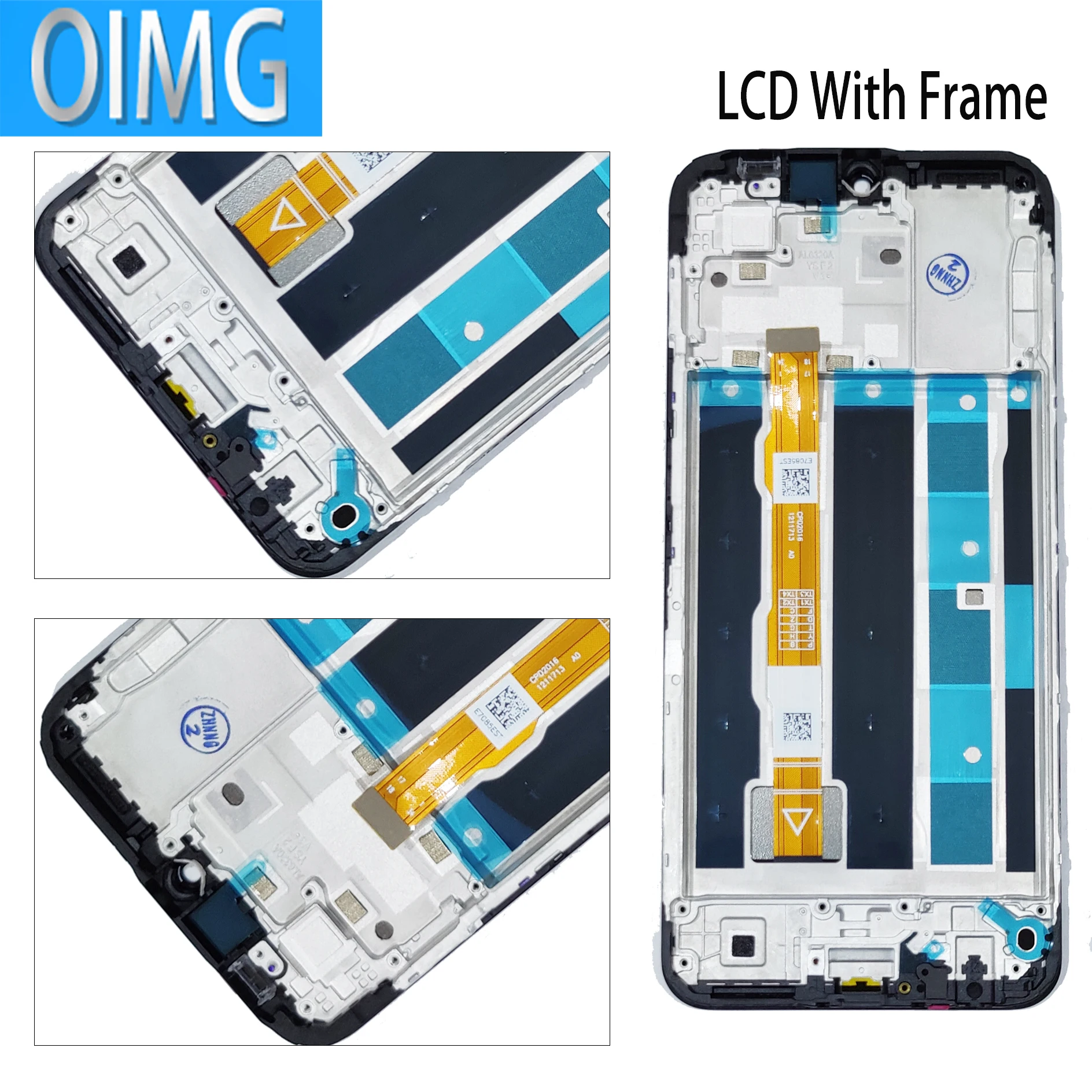 6.51\'\' For Vivo Y16 LCD Display With Frame Touch Screen Panel Digitizer V2204 V2214