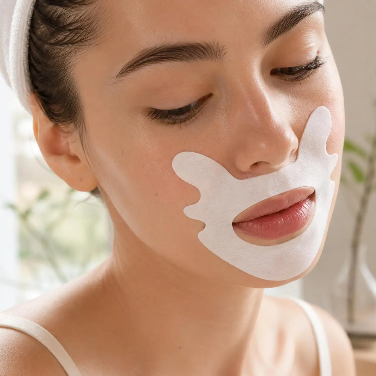 Nasolabial Folds Mask Patch Contain Collagen Hyaluronic Acid Firming Skin Fade Fine Lines Moisturizing Anti Wrinkle Facial Mask