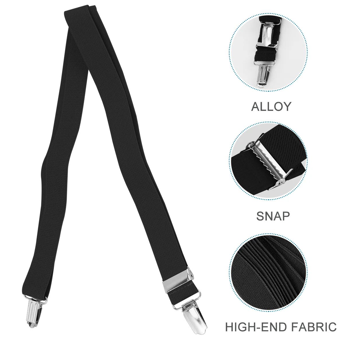 2 Pcs Gloves Holder Clips Cold Grippers Children Adjustable Elastic Catcher Hat Hanger