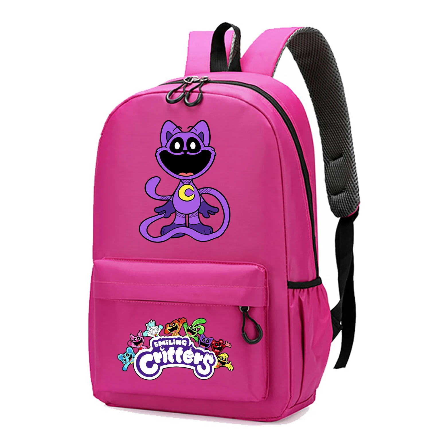 Catnap School Backpack for Children Smiling Critters School Bag Boys Girls Large Capacity Schoolbag Anime Satchel Knapsack Bags