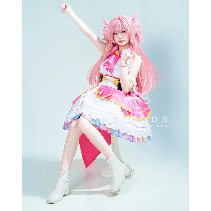 HANASATO MINORI Cosplay-Kostüm für Halloween, Weihnachts-Rollenspielparty, komplettes Set, PJSK Größe S-XL Neues Kleid Airi
