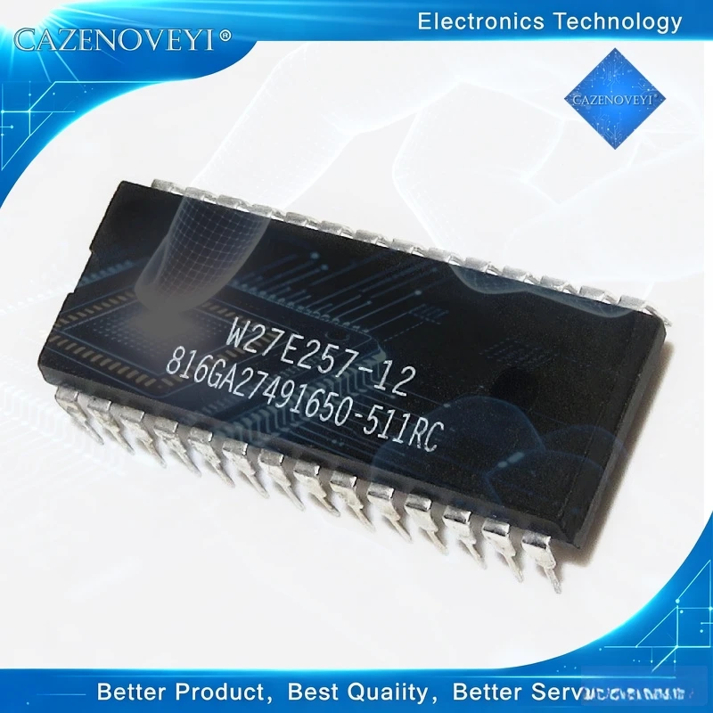 (5-10-20-30-100PCS) W27E257 DIP-28 W27E257-12