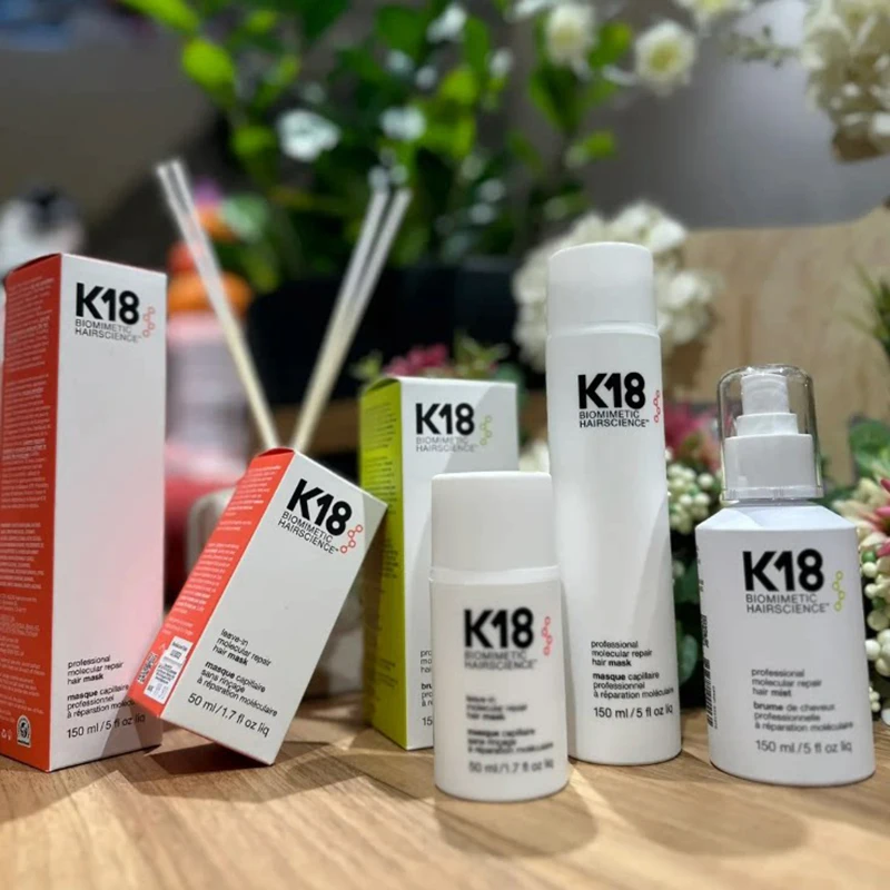 K18 50ml 150ml Leave-In Molecular Repair Hair Mask Deep Conditioning Keratin Treatment Soften Hair Smoothing Healthy Hair Care