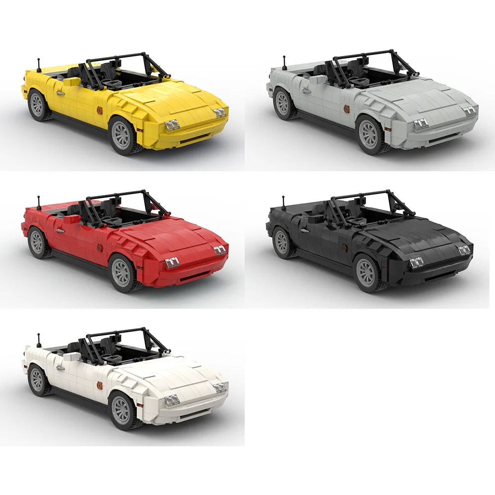 

MOC MX-5 1989 Eunos Roadster Classic Car Model Speed Champion City Racing Children's Toy Christmas Technology Building Blocks