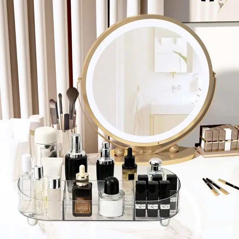 Cosmetic Display Cases Multi-Compartment Compact Display Cases Space Saving Cosmetic Cases Stable Structure For Offices Home