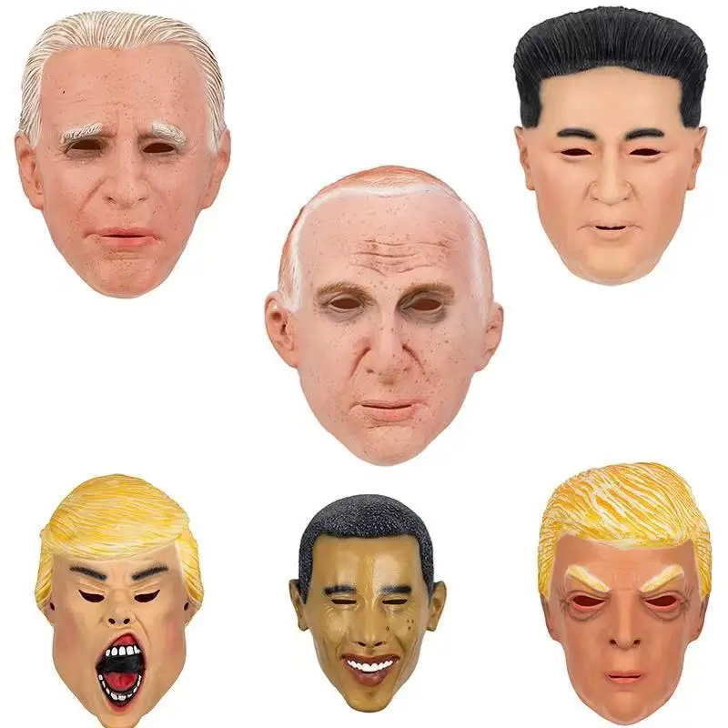 

New Halloween role-playing simulation character, the Great Three Fat Latex Mask Party Ball