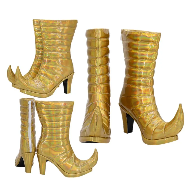 Adult Dio Brando Cosplay Shoes Boots Anime Fantasy Disguise Men Women Costume Accessories Women Footwear