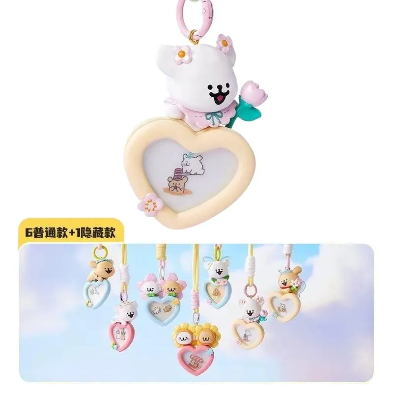 

MINISO Line Puppy Keychain Car Air Freshener Cute Doll Blind Box Surprise Gift for Girls Birthday Present