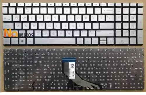 US Keyboard for HP 17-CN 17-CP 17S-CU 470 G8 TPN-L140 I140 I139 L139 No Backlit Silver