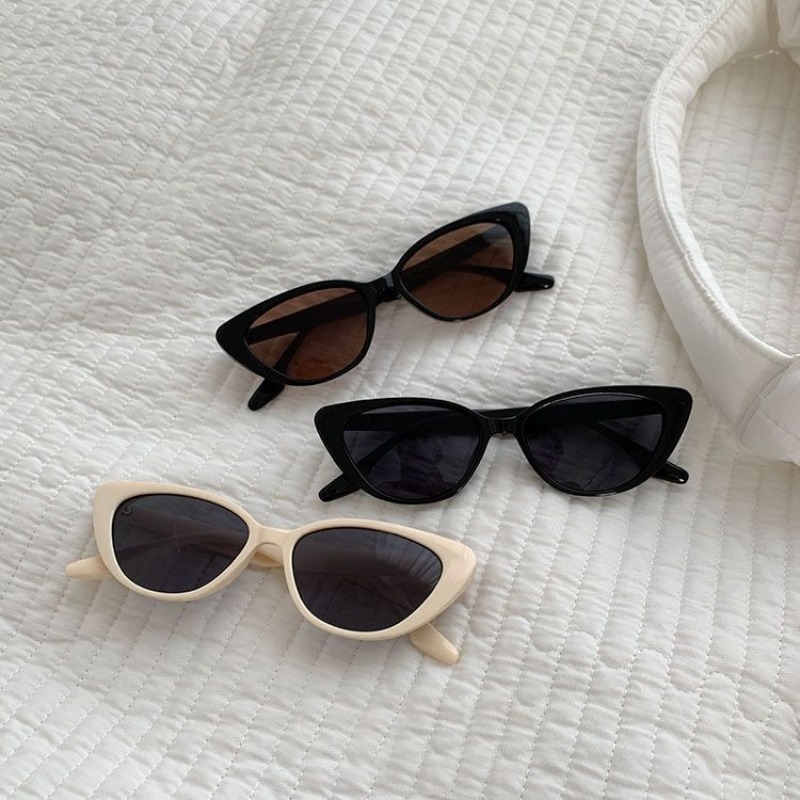  New Vintage Small Frame Cat's Eye Sunglasses Women Tawny Sun Glasses Men's Outdoor Fashion Eyewear UV400 Gafas De Sol 