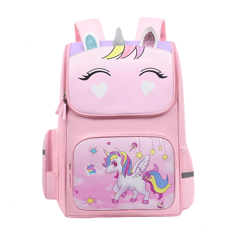 Kid Backpack Girl Cute Unicorn Primary School Students Cartoon Schoolbag Pink Purple Teen Children Bookbag Girl Backpack