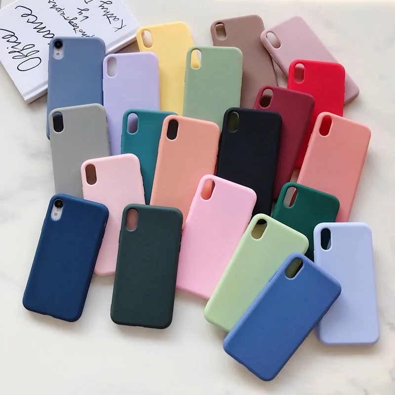 TPU Handyhülle für iPhone XR X XS Max 11 12 13 Pro Max mini Luxus Soft Candy Cover für iPhone XR XS X 6 6S 7 8Plus Hülle – Detail 15