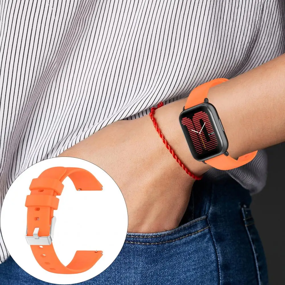 Silicone Watch Strap Adjustable Watchband Quick Release Smart Watch Band Replacement Smartwatch Belt for Huawei GTS4 Mini