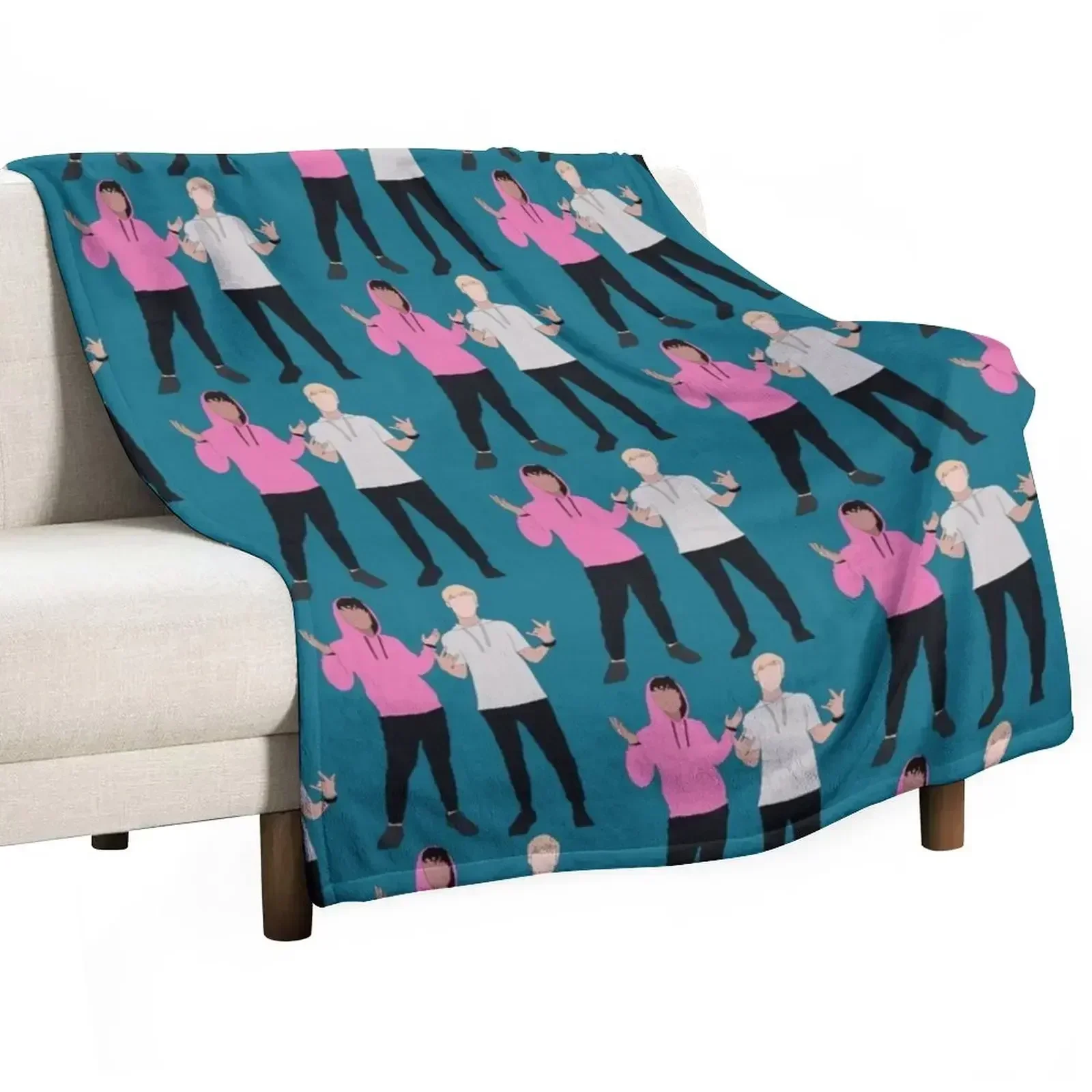 Sam and Colby Throw Blanket for winter For Decorative Sofa Blankets Sofas Of Decoration Blankets