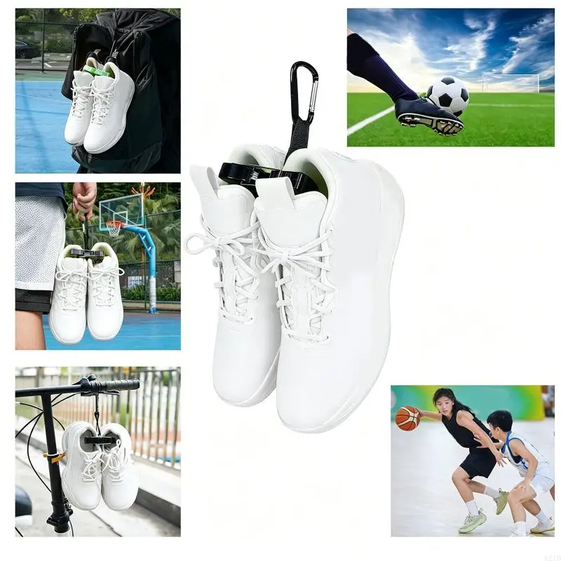 Portable Shoe Clip With Hook Footwear Clip for Sports Gear Storage Enduring