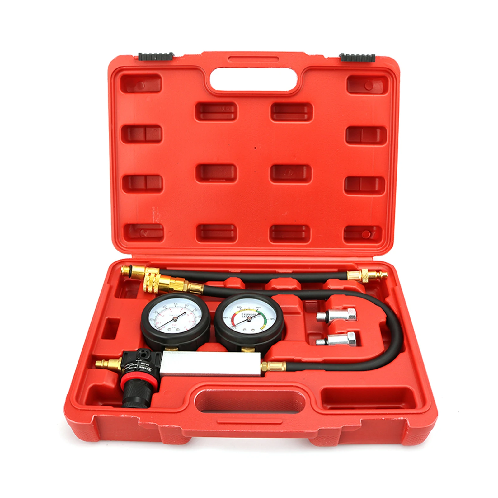 

TU-21 Cylinder Leak Tester Automobile Engine Cylinder Detection Tool Engine Leak Test Pressure Gauge