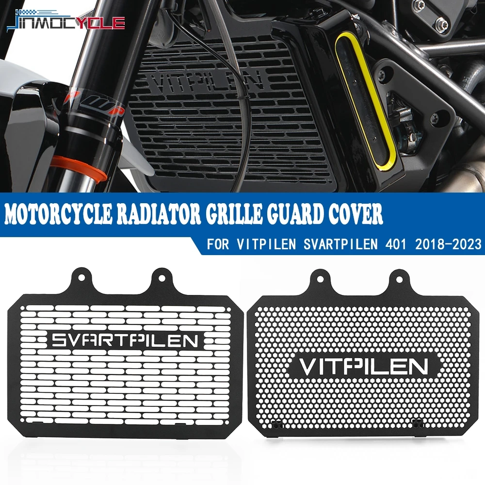 

Vitpilen 401 Motorcycle Radiator Guard Grille Grill Cover Protection For Husqvarna Svartpilen 401 2018 2019 2020 2021 2022 2023