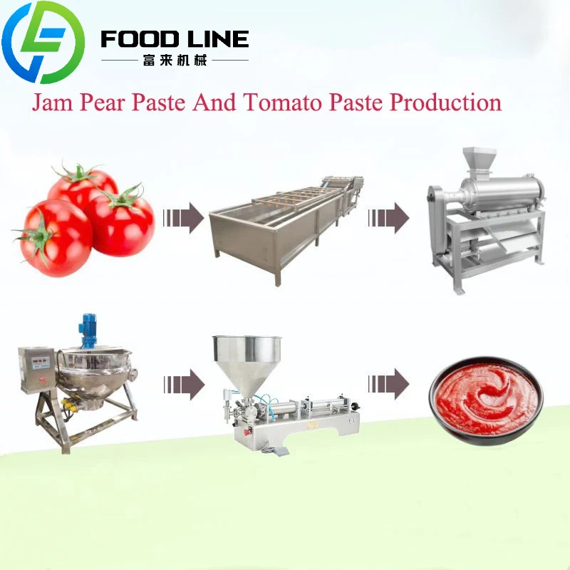 Tomato Ketchup Making Machine Industrial Tomato Sauce Machine Automatic Ketchup Production System for Processing Customized