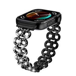 For Huawei Watch Fit 3 4 4pro Strap Stainless Steel band Women Men Metal Diamond Bracelet Correa for Huawei fit 5 5pro Watchband