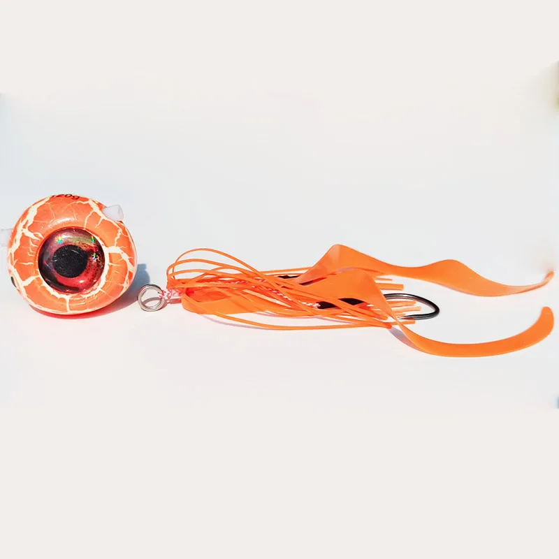 250g/150g/120g/100g/80g/60g/40g Glow Lumious Kabura Pesca Slider Snapper/Sea bream Jig head with skirt jigging lure sea jig boat