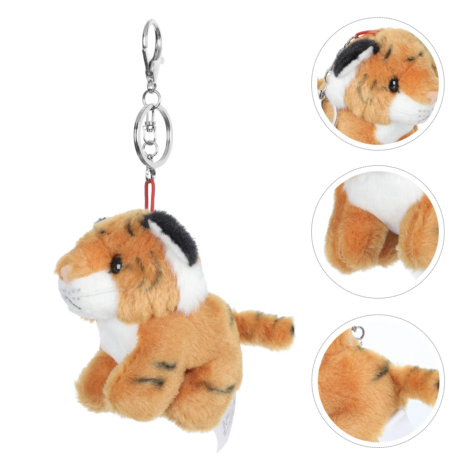 

Tiger Keychain Keyholder DIY Decor Hanging Pendant Bag Mini Wallet for Woman