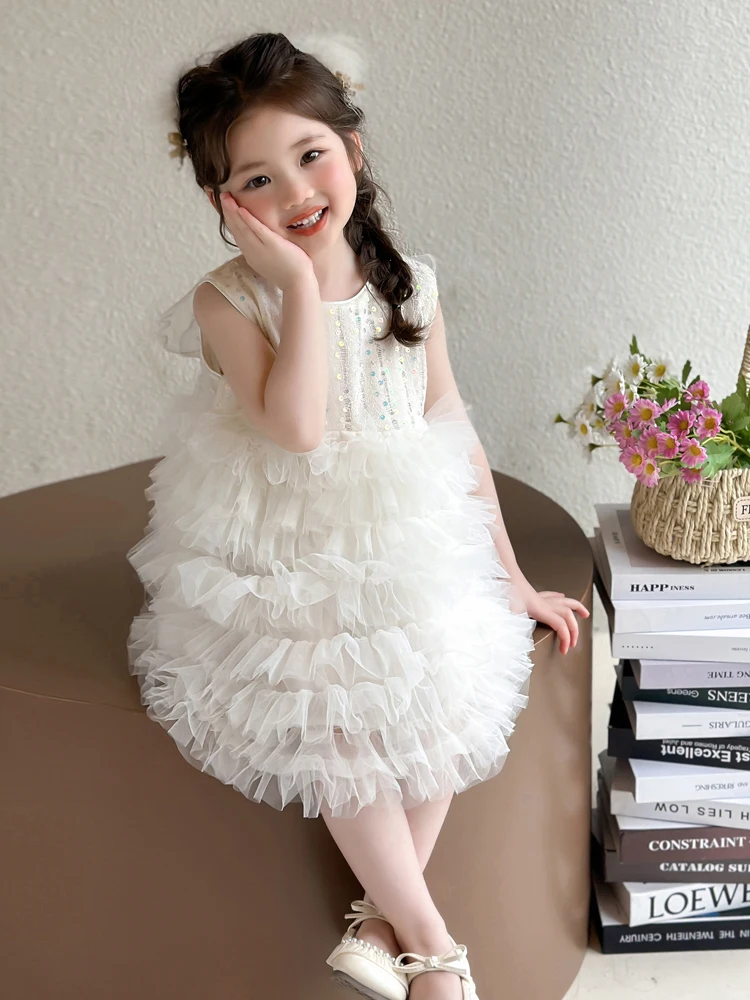 Princ Dr Sommer Neue Sle Kinder Geburtstag Kuchen Rock Baby Sommer Outfit Dr Mädchen Sweet Me Stoff Midi Rock