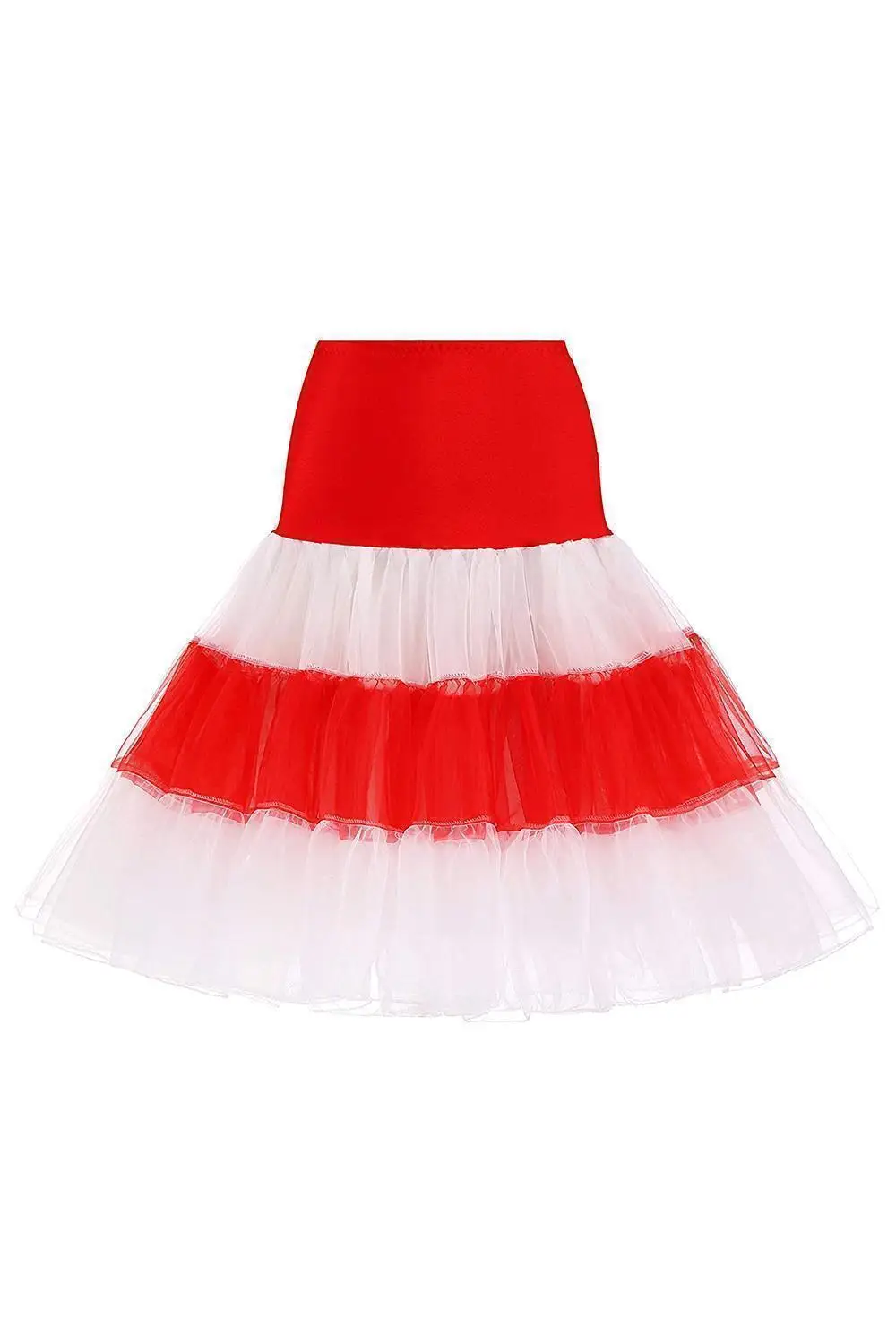 ثوب نسائي تحتية كرينولين لخمسينيات القرن العشرين فستان توتو روكابيلي 50s توتو ثوب نسائي عتيق ريترو تول تنورة لحفلات الكوكتيل #3