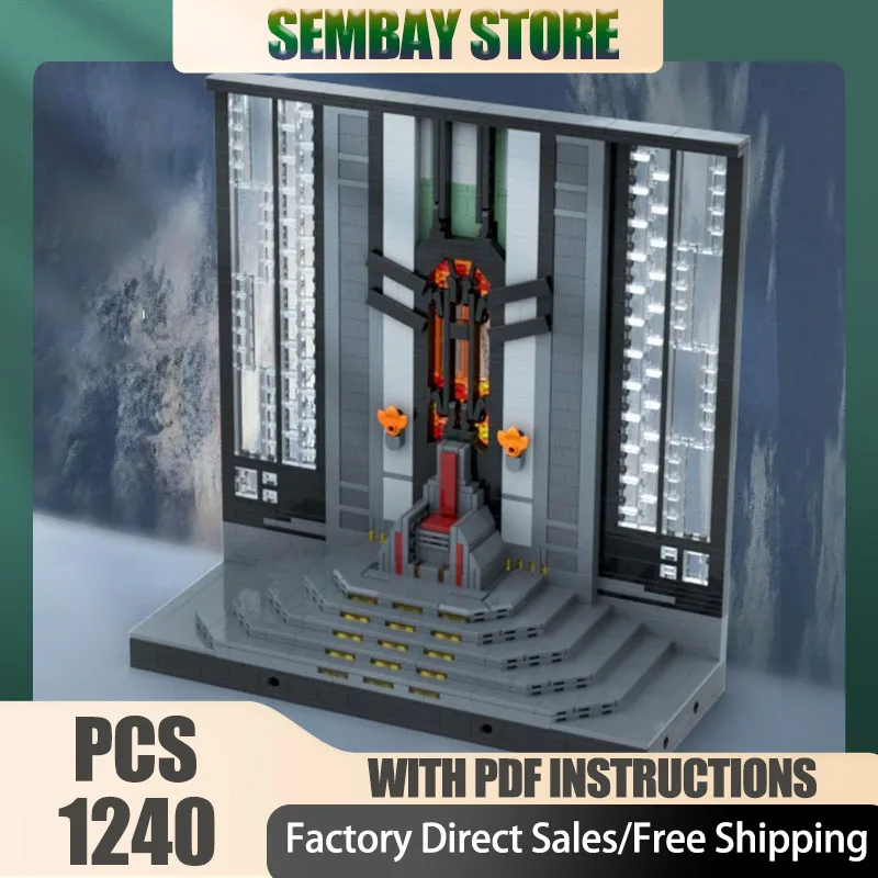 

Popular Star Movie Model Moc Building Bricks Modular Hall Part 1 Model Technology Blocks Christmas DIY Toy Construction Gifts