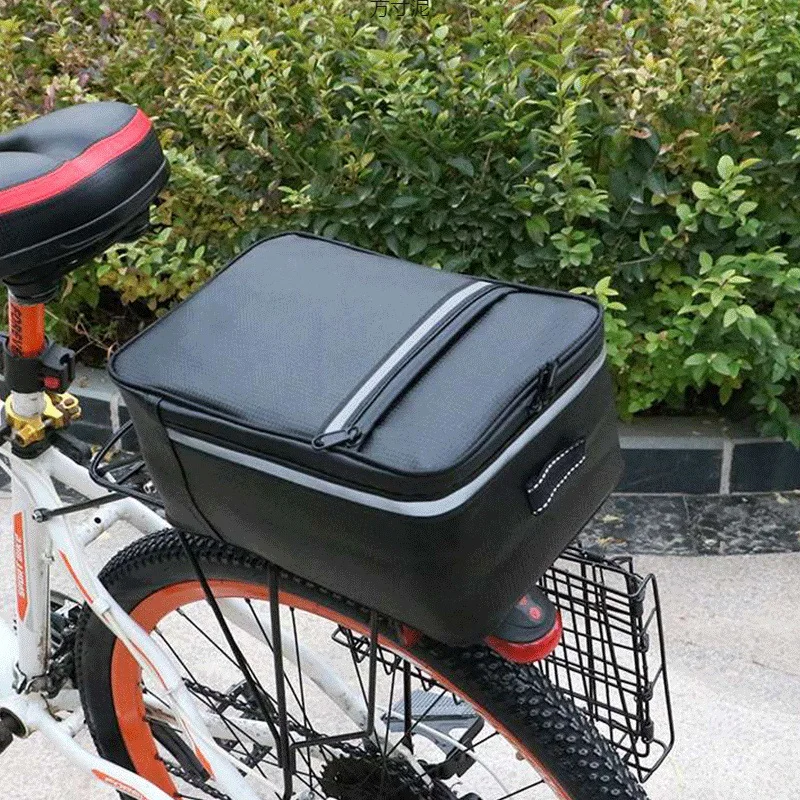 

8л/9л сумка на заднее сиденье для езды на велосипеде, светоотражающая багажная стойка для велосипеда, горный MTB велосипед, дорожные хвостовые сумки