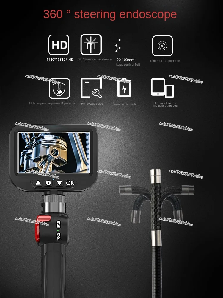 Endoscope Auto Repair Can Turn and Repair Engine Cylinder Carbon Deposition Detection