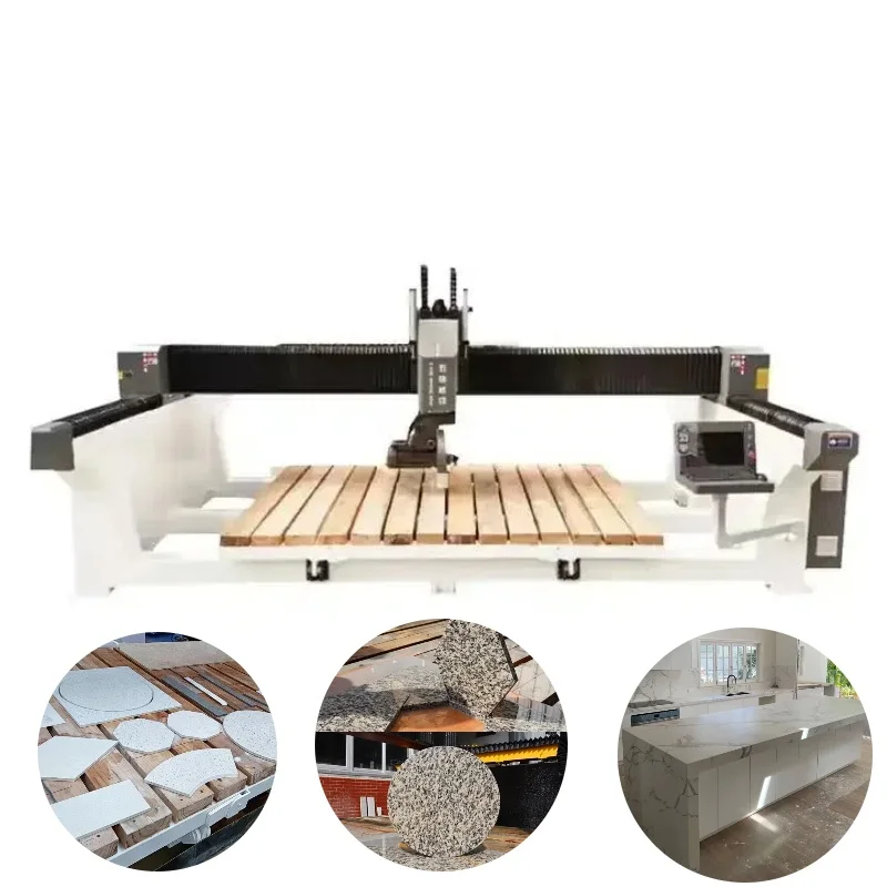Sega a ponte CNC Sega a ponte da taglio Sega a ponte al quarzo Macchinari per pietra CNC a 5 assi di precisione