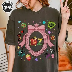 أحفاد الزومبي العالم جولة الاصطدام 2025 قميص أحفاد إيفي مال قميص الزومبي 4 تي شيرت الموسيقى الحفل المحملة سليل مروحة