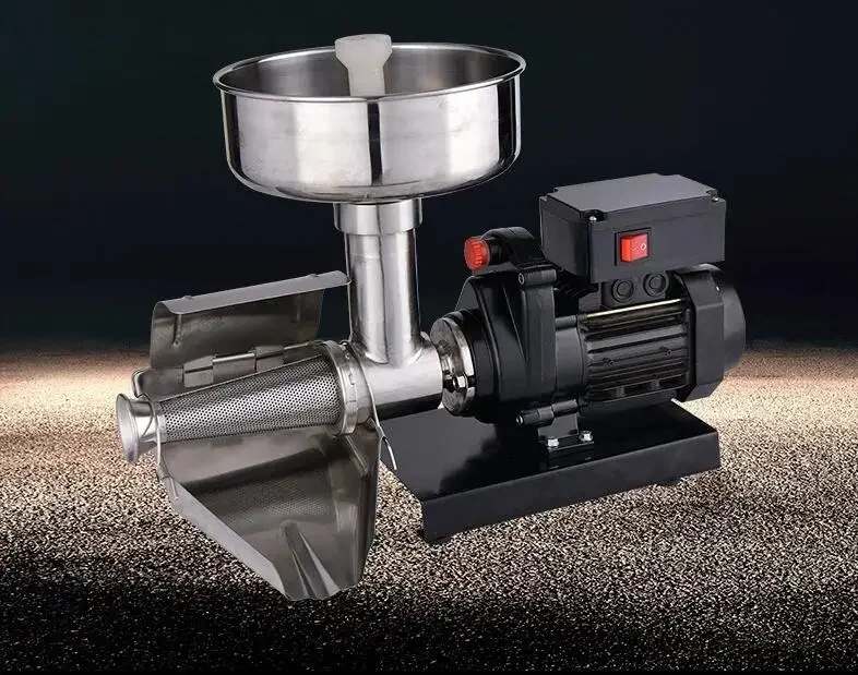 450w Marmelade elektrische Fruchtmarmelade Press Sieb Maschine kommerzielle Lebensmittel Sieb Sauce Hersteller Edelstahl Tomate