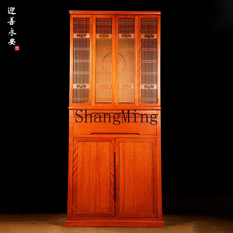 

CL Solid Wood Buddha Shrine Buddha Statue Home Altar God Table Standing Worship Table God of Wealth Bodhisattva Worship Table