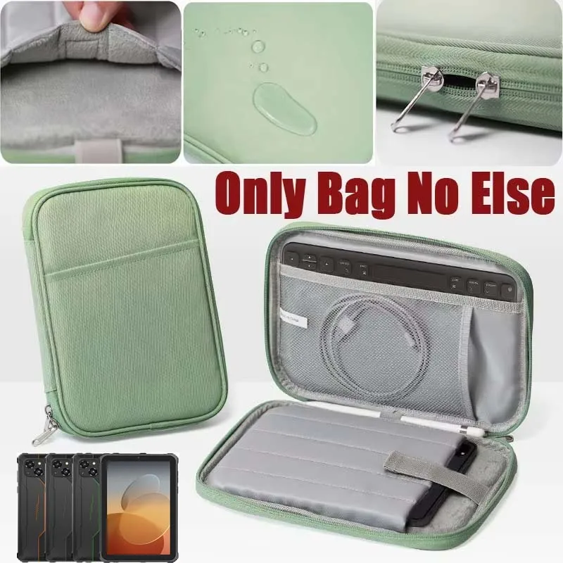 

Сумка для хранения планшета Oukitel RT3 Pro, водонепроницаемый чехол с несколькими карманами на молнии для кабеля, клавиатуры, наушников, чехол для переноски