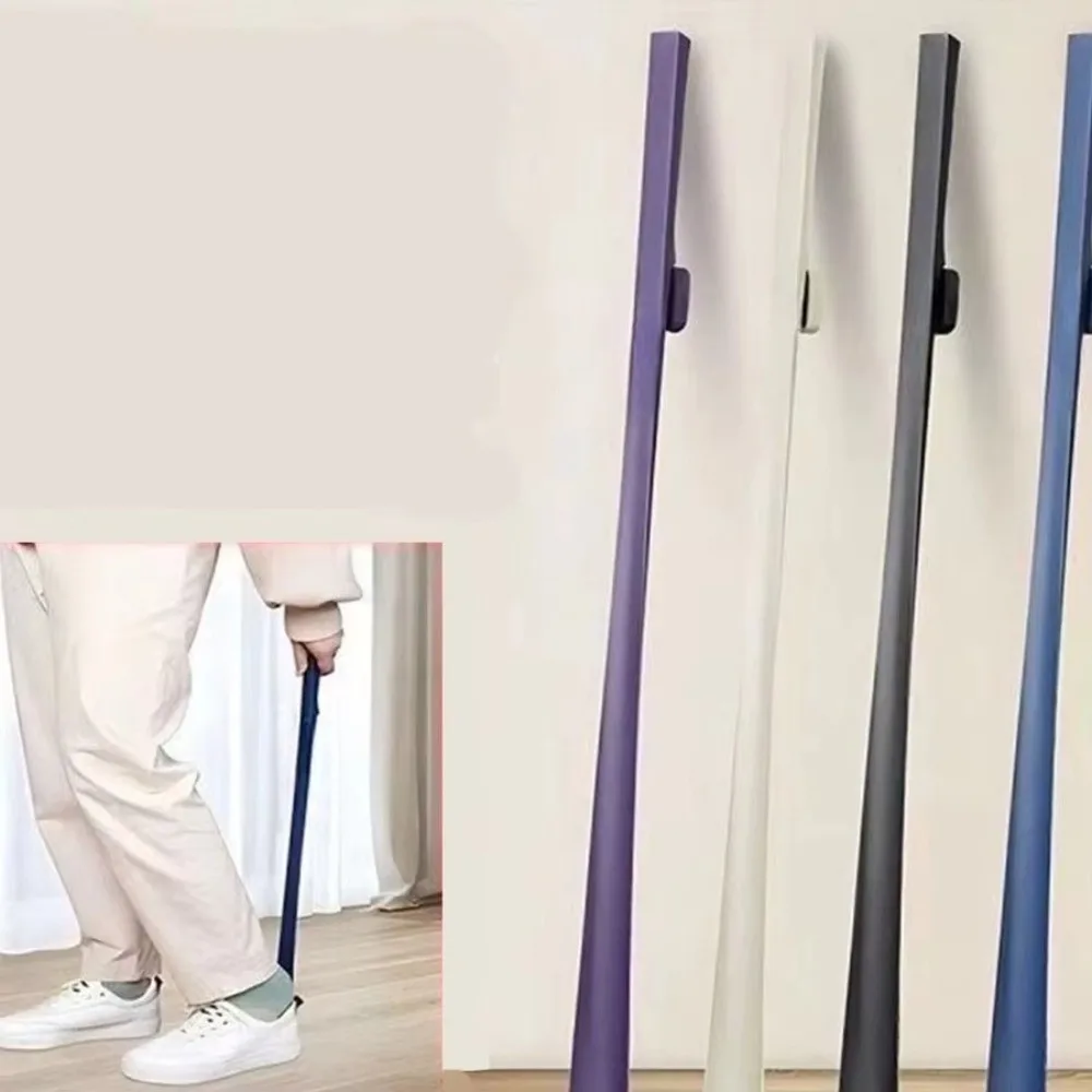 

Длинная ложка для обуви с удлиненной ручкой, пластиковый магнитный вкладыш для обуви без необходимости наклоняться, устройство для легкого надевания обуви