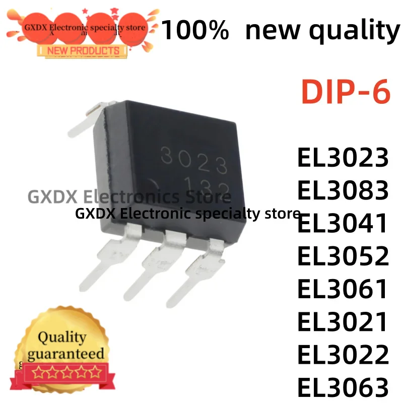 20piezas 100% nuevo quality EL3021 EL3022 EL3023 DIP6  EL3041 EL3052 EL3061 EL3063 EL3083 DIP-6 IC Chip