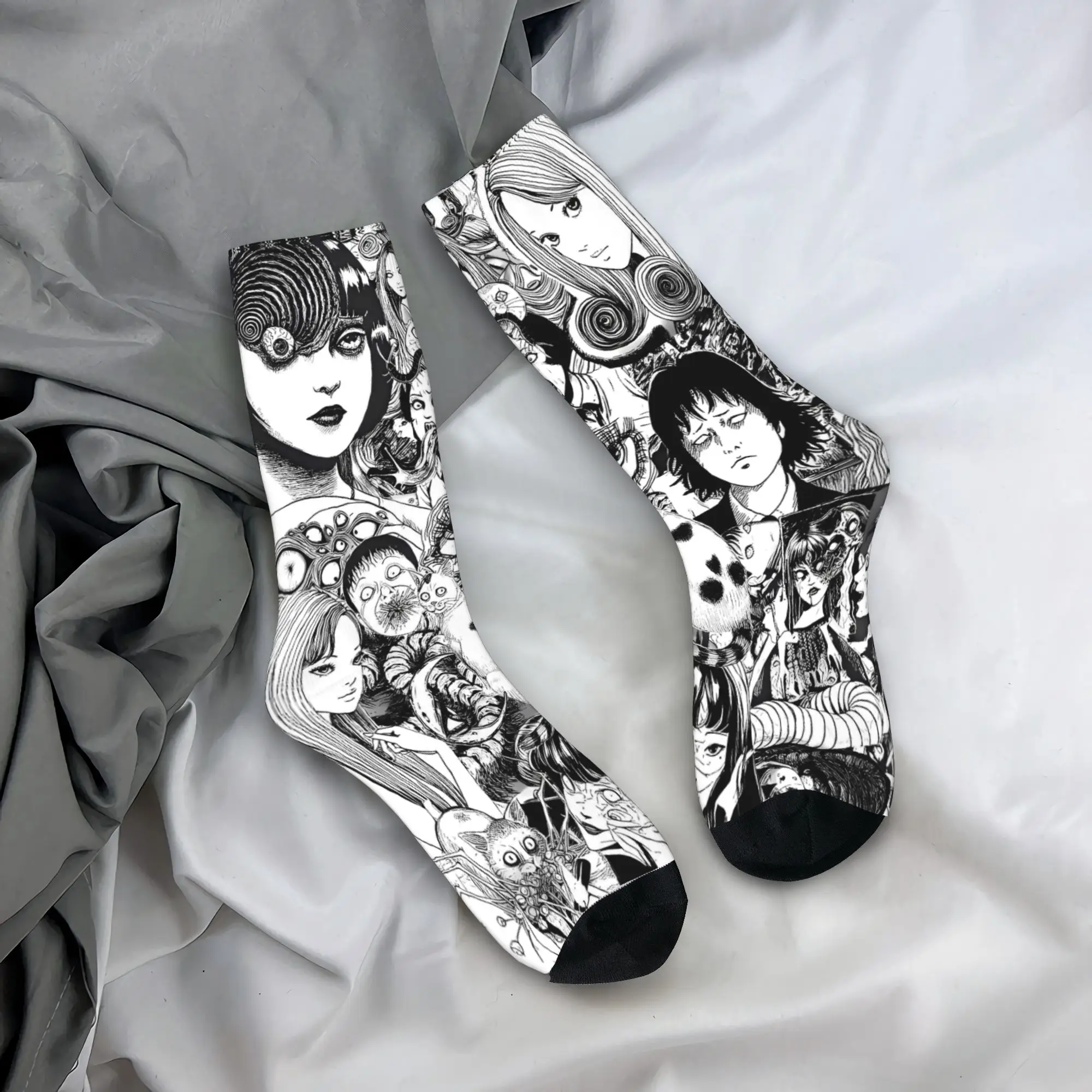 

Мужские носки Tomie Junji Ito чулки весенние модные качественные носки на заказ уличные противоскользящие носки