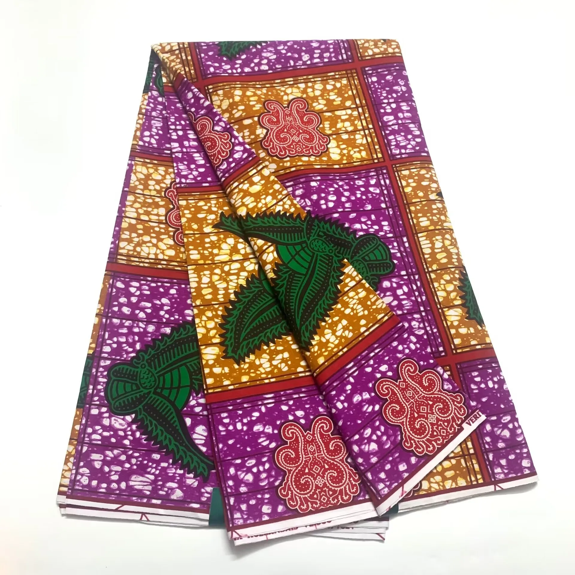 African Veritable Real Wax Cotton Fabric Mew Arrival High Quality Original Wax Ankara Fabric African Real Wax Print Cotton 6yard