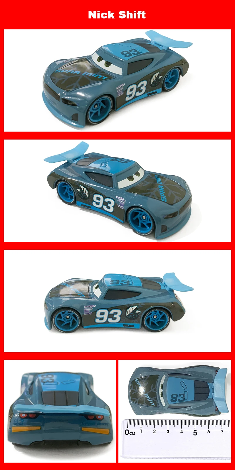 Pixar Cars 3 Spielzeug Lightning McQueen 1:55 Diecast Neue Generation Nummerierte Rennfahrer Metall Diecast Legierungsautos Spielzeug Geschenke – Detail 19