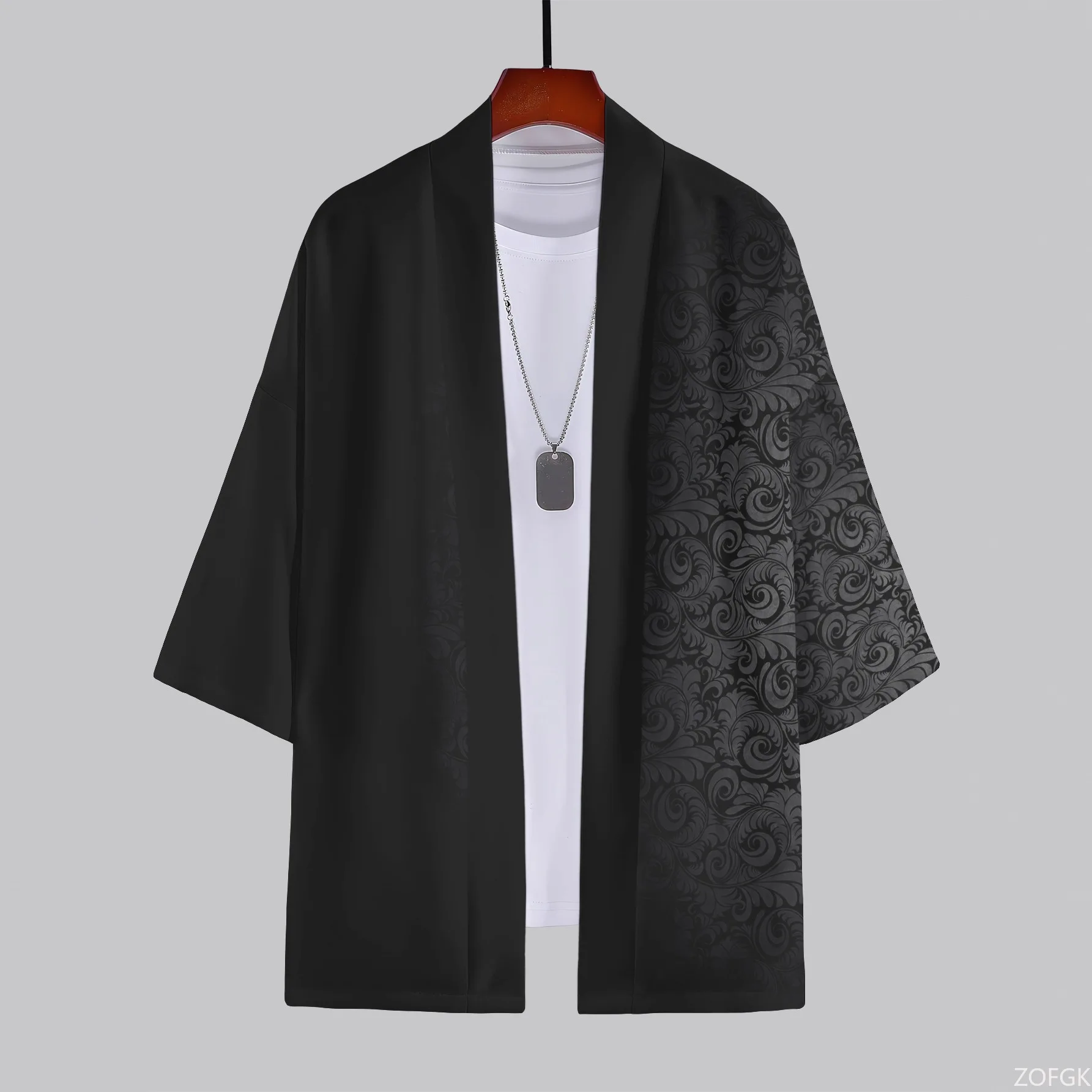 2023 Sommerneue 3D-gedruckte Strickjacke mit bedrucktem Muster und grenzüberschreitendem Oberteil für Kimono