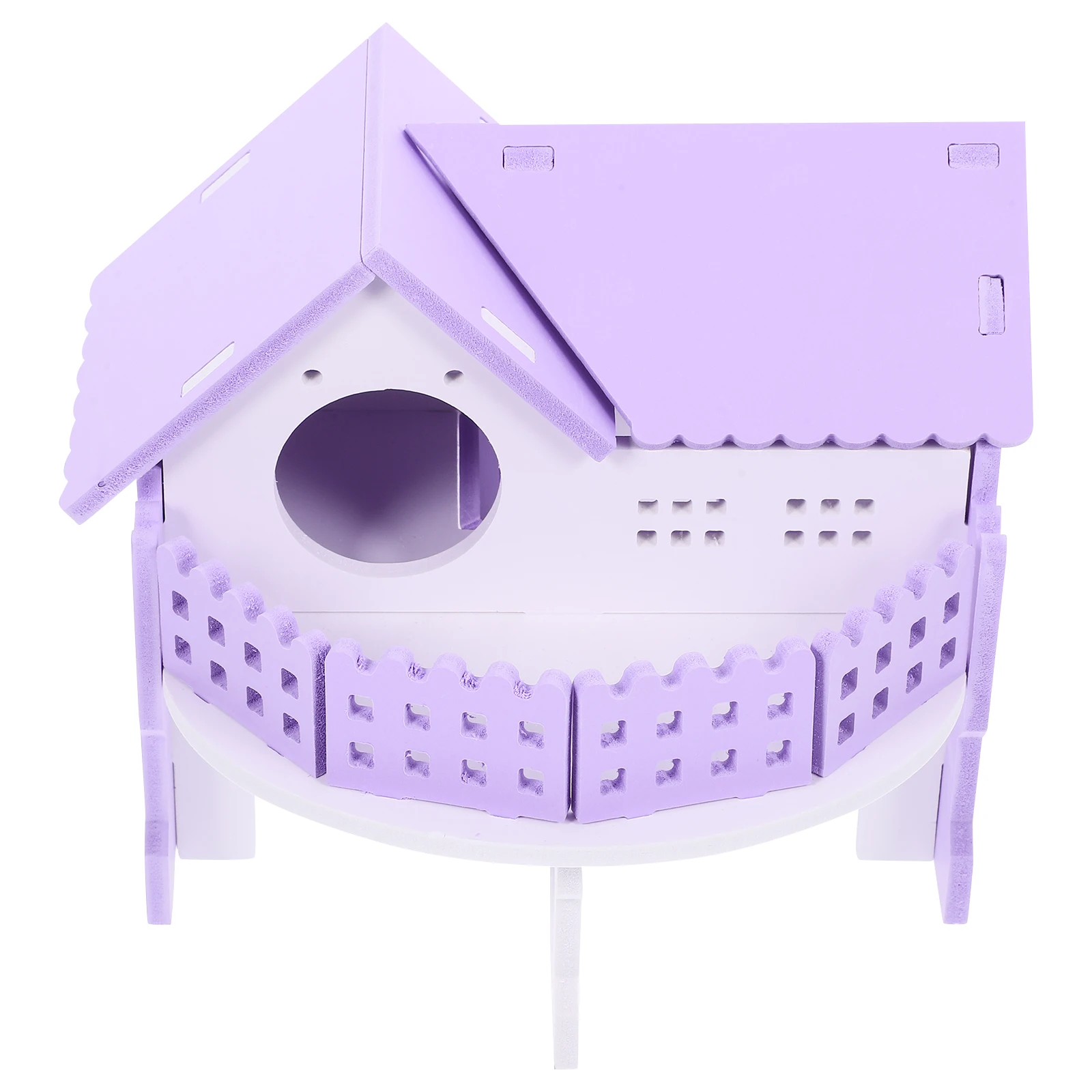 

Adorable Pvc Hamster Hideout Villa For Guinea Pig Rat Small Animals Durable Cage Habitat Decorative Hideaway Playtime Fun