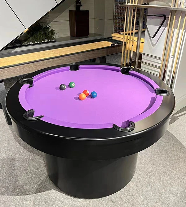 Round pool table, standard commercial adult American bar entertainment KTV club party pool table custom table