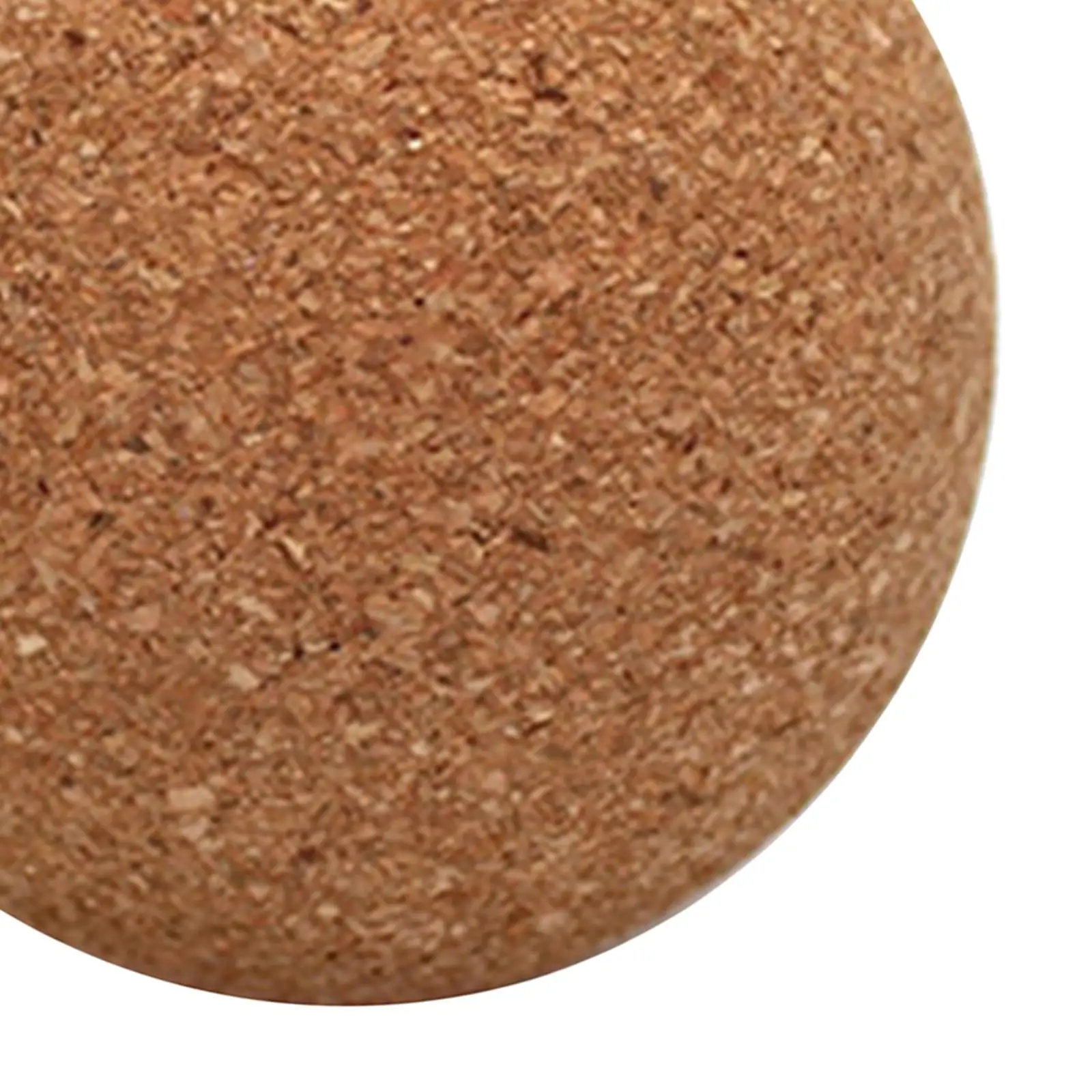 Cork Massage Ball Portable Wooden Yoga Roller Deep Tissue Massager for Shoulder Plantar Fasciitis Relief