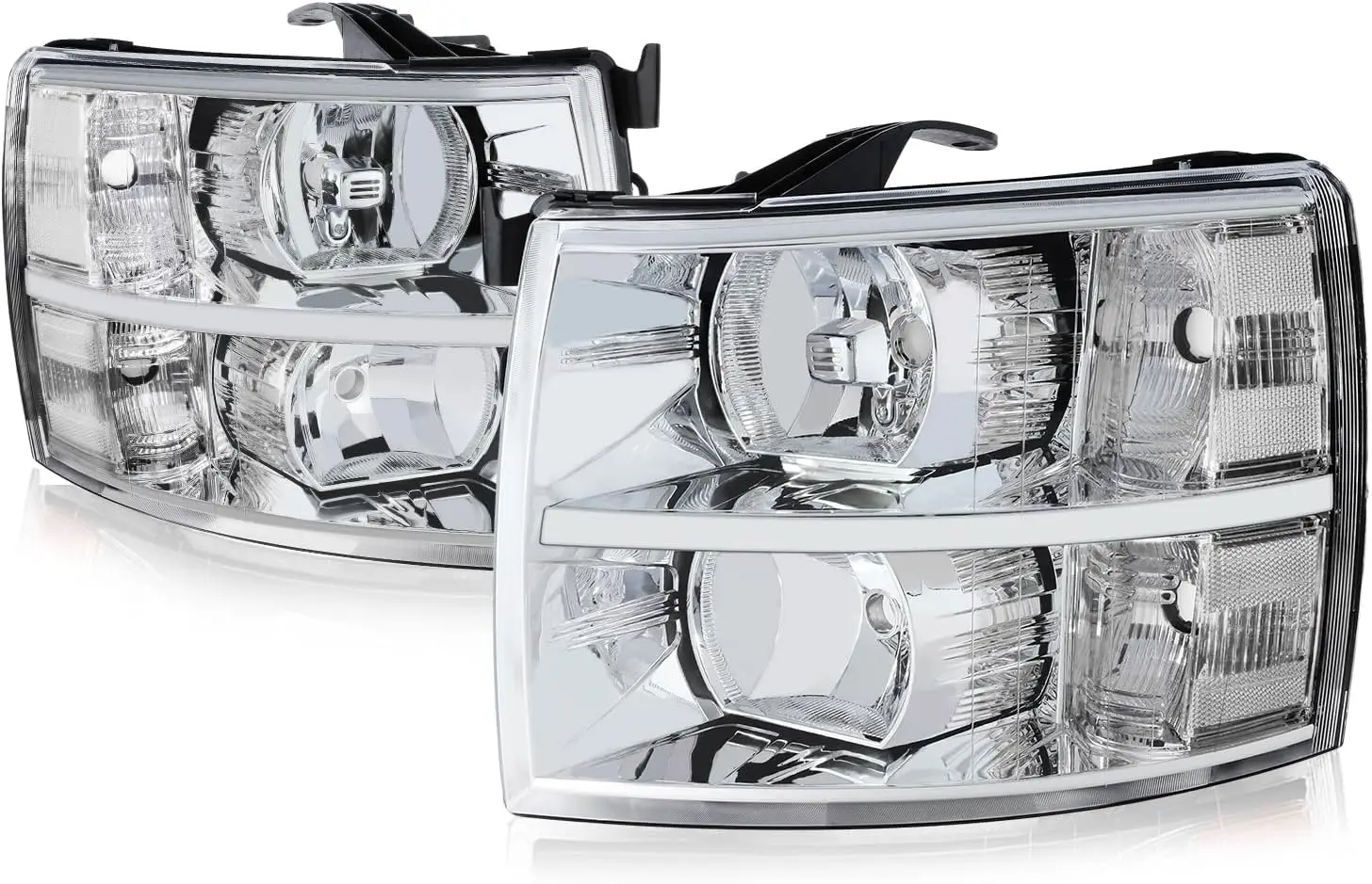 

Галогенные фары в сборе, совместимые с Chevy Silverado 1500 2500HD 3500 GMT900 2007 2008 2009 2010 2011 2012 2013 2014, Dri
