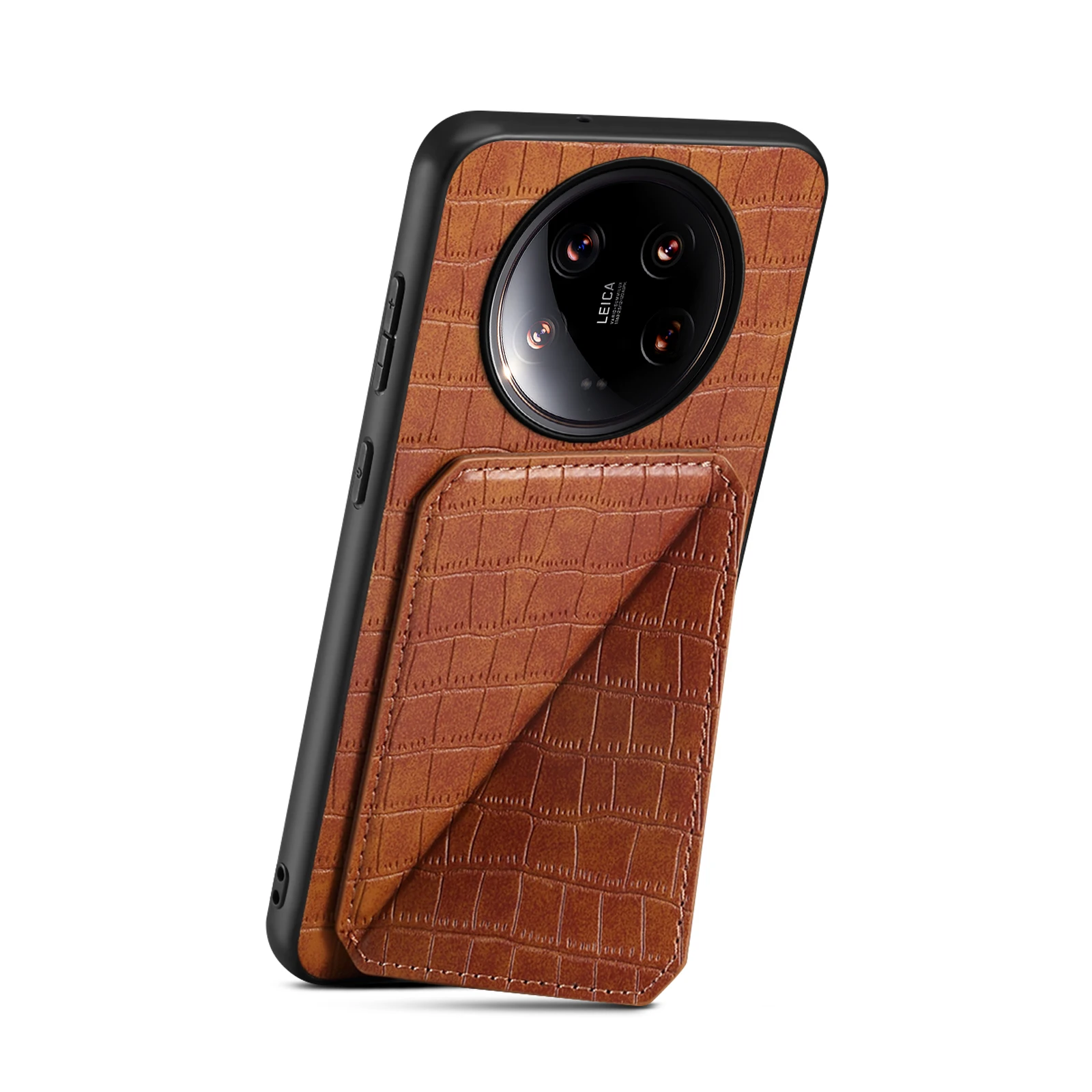 Etui na telefon Xiaomi 14 Pro/ – Leather Wallet Card Holder Phone Cover recenzja i cena